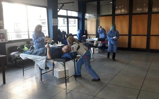 Colecta de sangre en el Quilmes Atlético Club