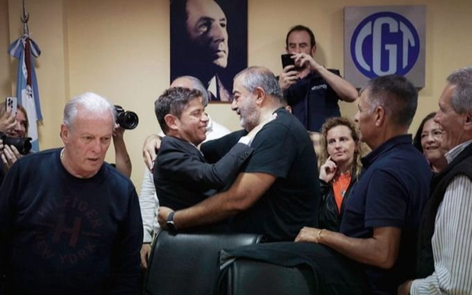 La CGT vino a La Plata y le pidió a Axel Kicillof lugares en las listas