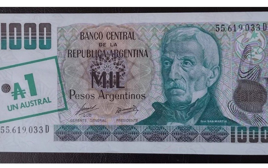 La devaluación feroz: $1 de 1825 hoy valdría 10 cuatrillones de argentum