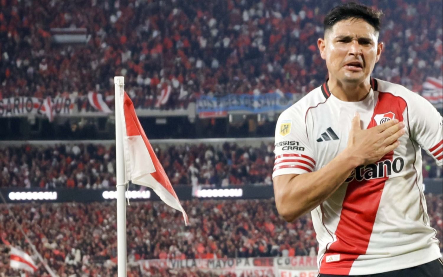 Con golazos de Colidio, Salas y Borja, River le ganó con autoridad a Platense