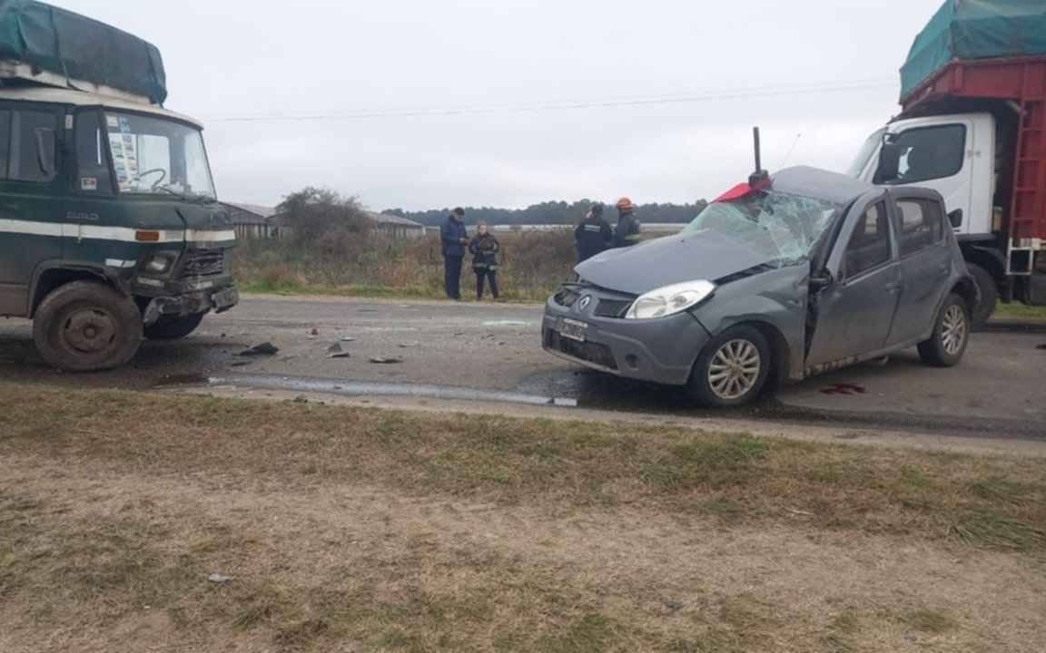 Un joven perdió la vida tras un choque frontal contra un camión en la Ruta 36