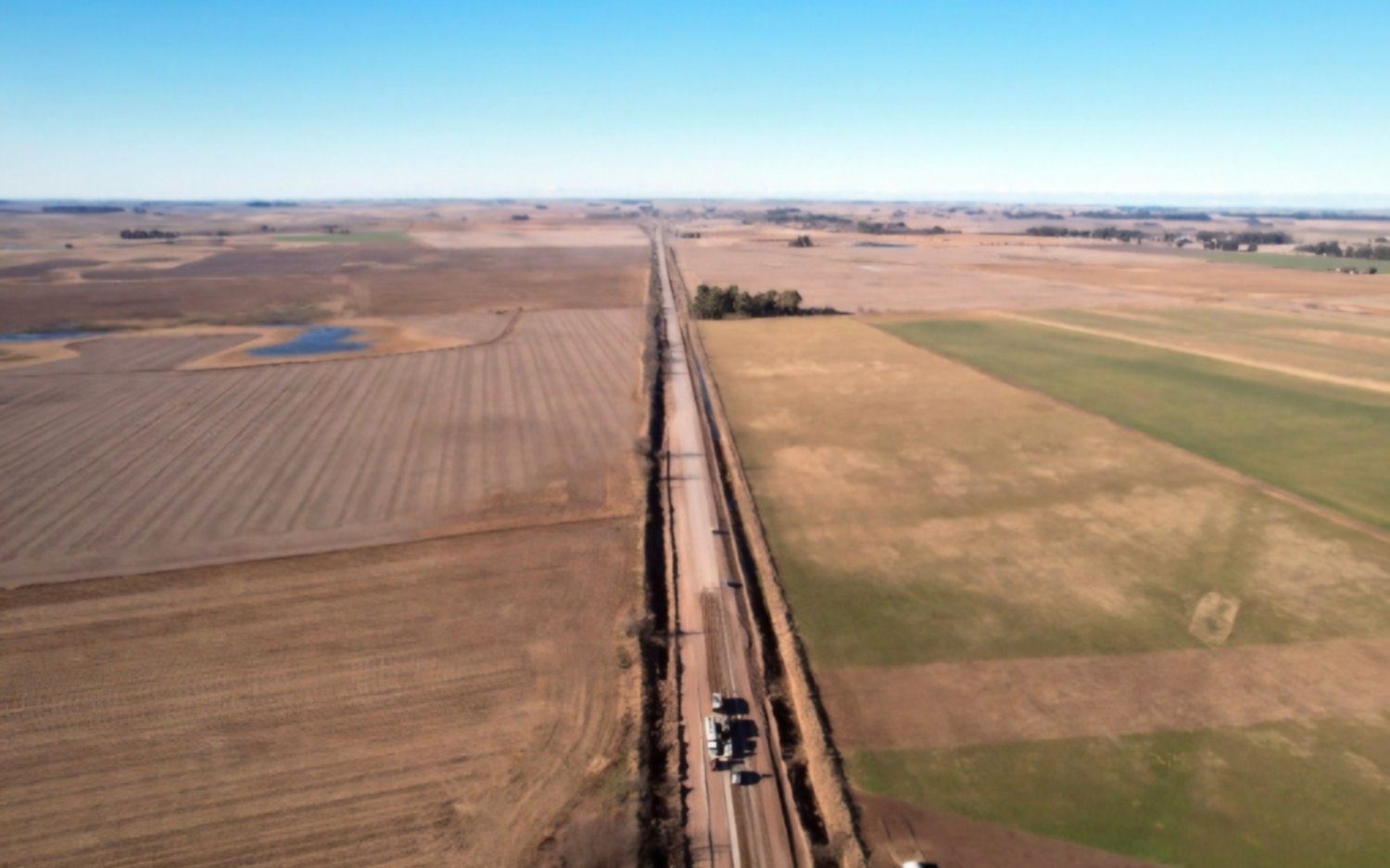 Reactivan las obras en la Ruta del Cereal para impulsar la producción agrícola y ganadera