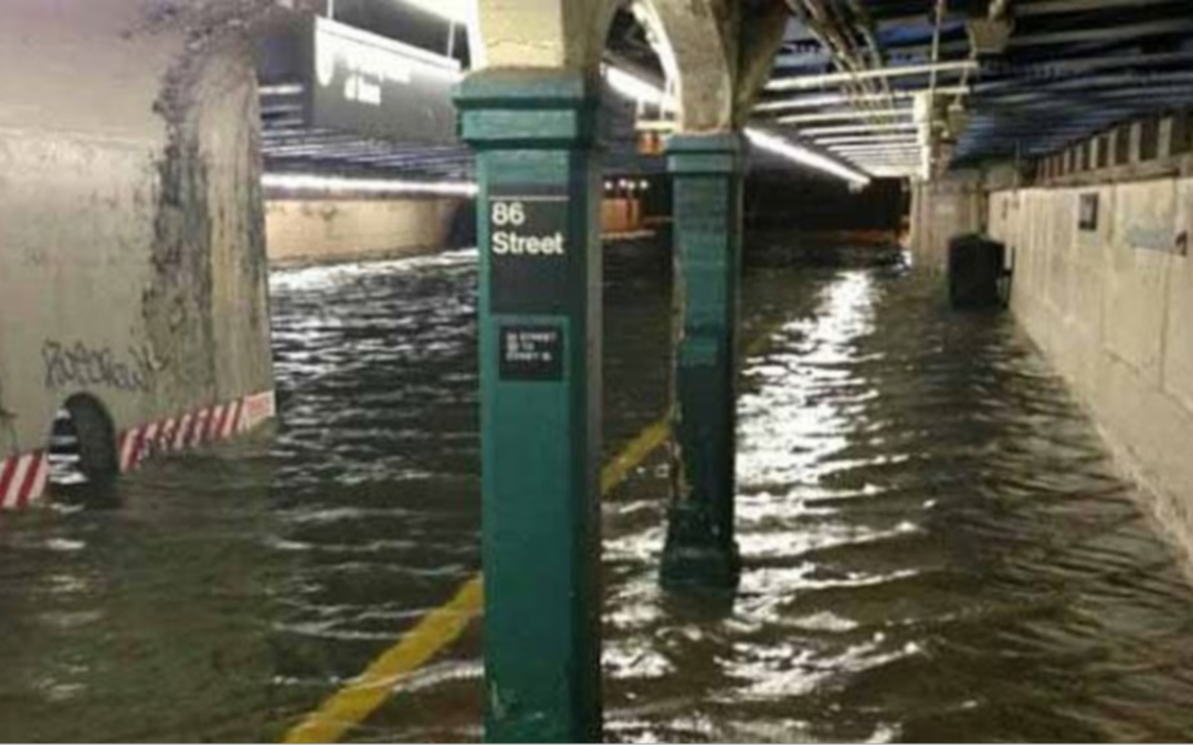 Caos en Nueva York: inundaciones récord, el subte bajo agua y dos muertos en Nueva Jersey