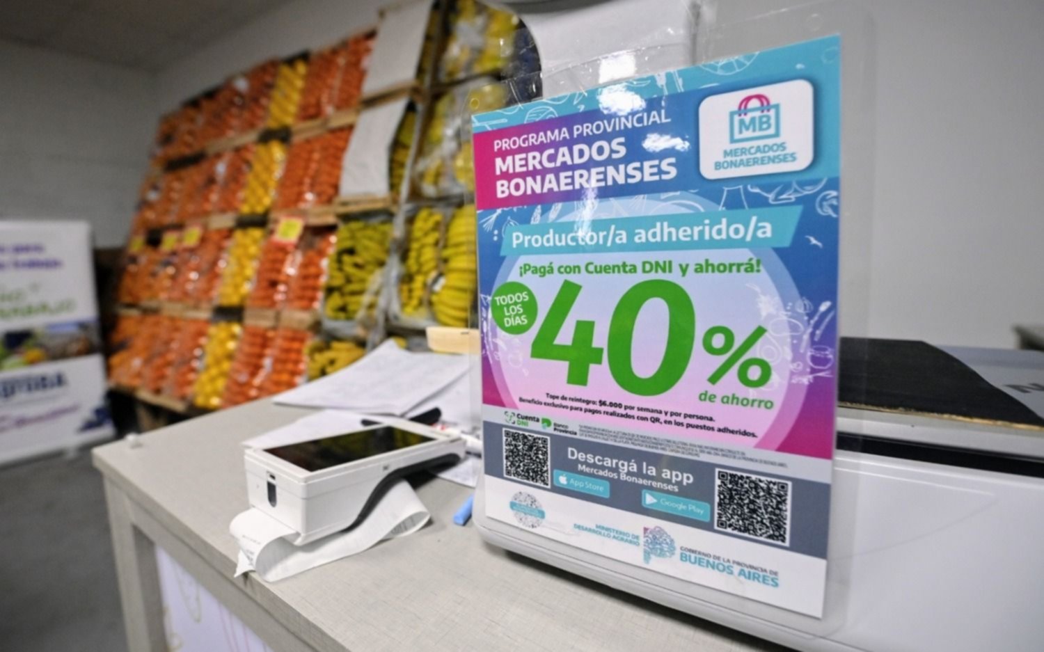 Se inauguró en La Plata el Mercado Bonaerense Fijo: hay 40% de descuento con Cuenta DNI todos los días