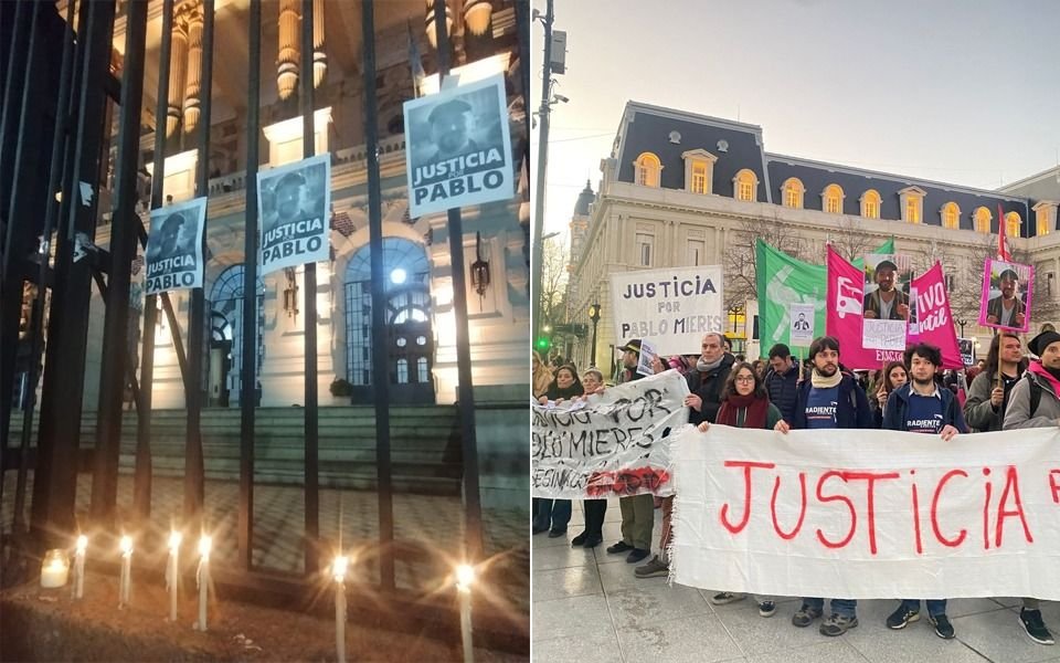 Homenaje y velas por Pablo Mieres: a un mes del crimen del docente de la UNLP