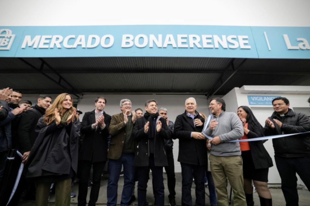 Kicillof y Alak inauguraron el nuevo “Mercado Bonaerense Fijo”
