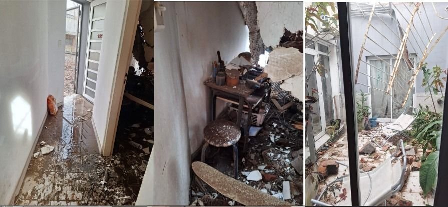 El antes y el después de la vivienda derrumbada por el incendio del depósito en La Plata: "No era solo una casa"