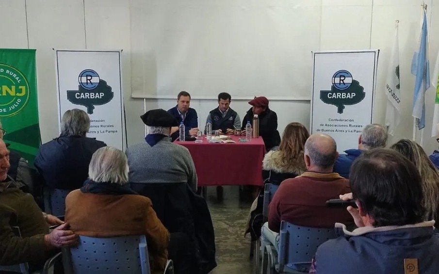 En Nueve de Julio, CARBAP reclamó medidas urgentes para el campo
