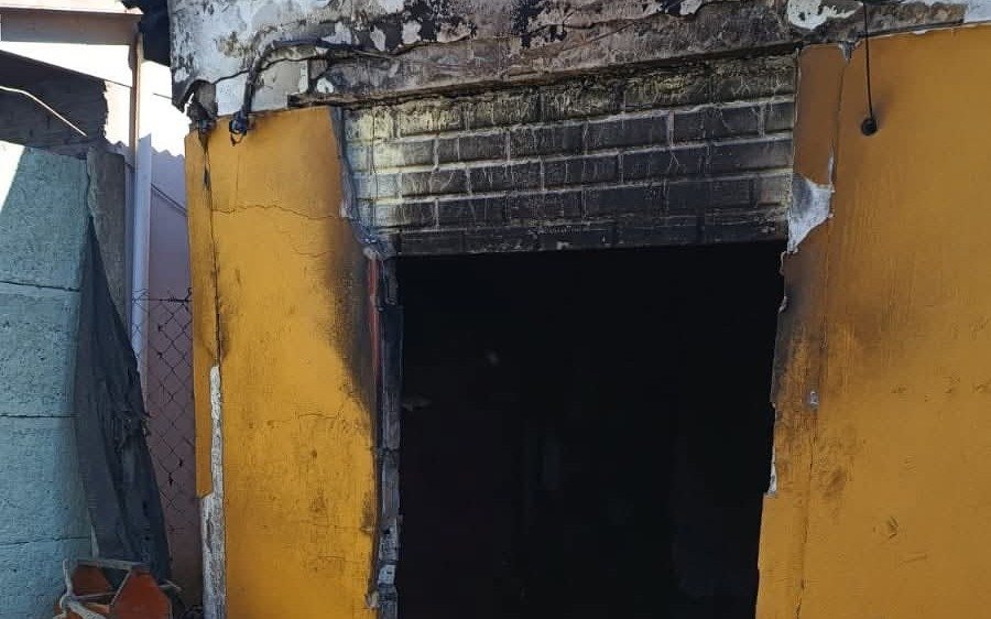 Incendio destruyó una casa en el barrio El Rincón