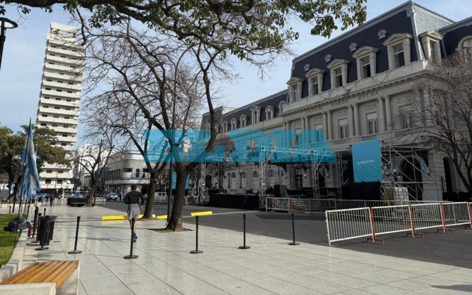 Con cortes y desvíos, ya está todo listo para la reinauguración del Pasaje Dardo Rocha