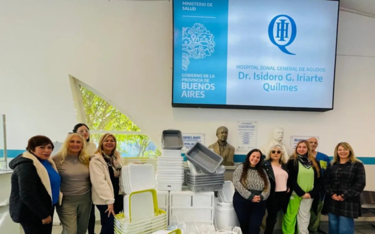 Cooperadora del Hospital de Quilmes entregó insumos biomédicos para quirófano