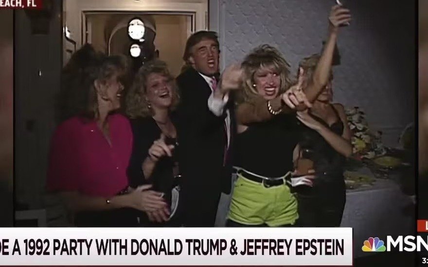 Epstein en el casamiento de Trump: las fotos que son una “maldición” para el presidente