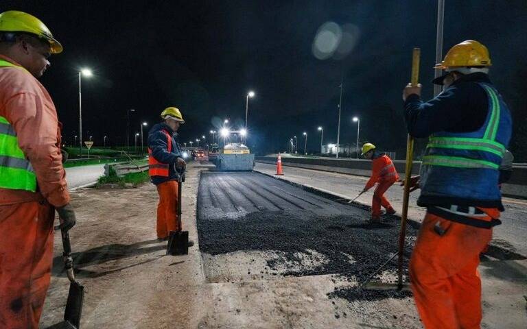 Finalizó la repavimentación de un tramo del Ramal Gutiérrez de la Autopista