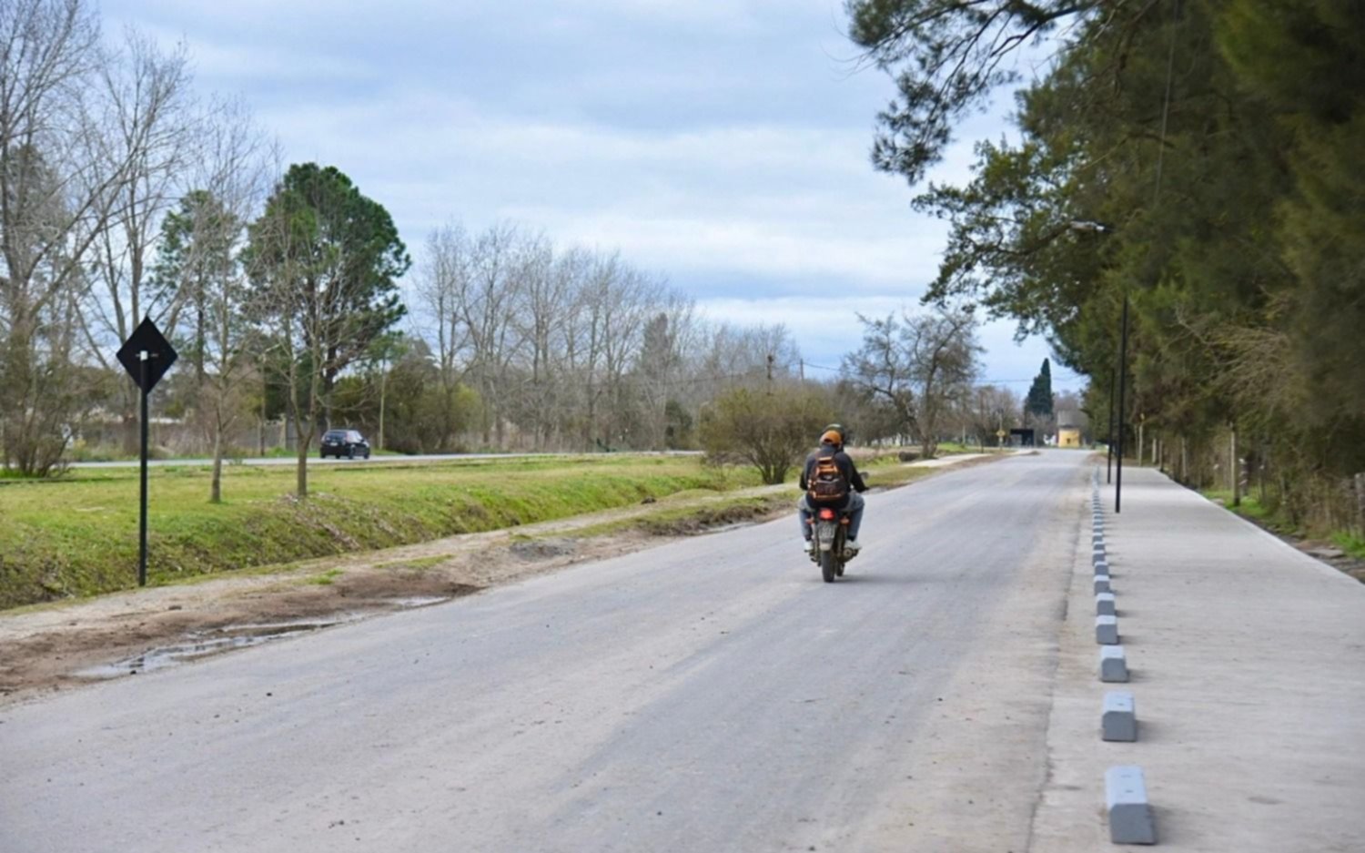 Inauguran una obra vial en Etcheverry que lleva alivió a un reclamo de larga data