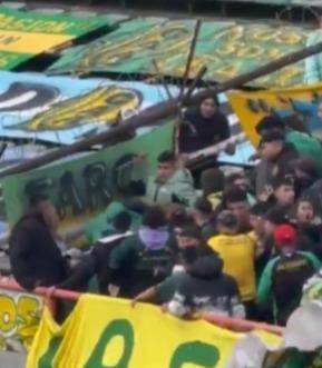 Barrabravas de Aldosivi casi se matan a facazos