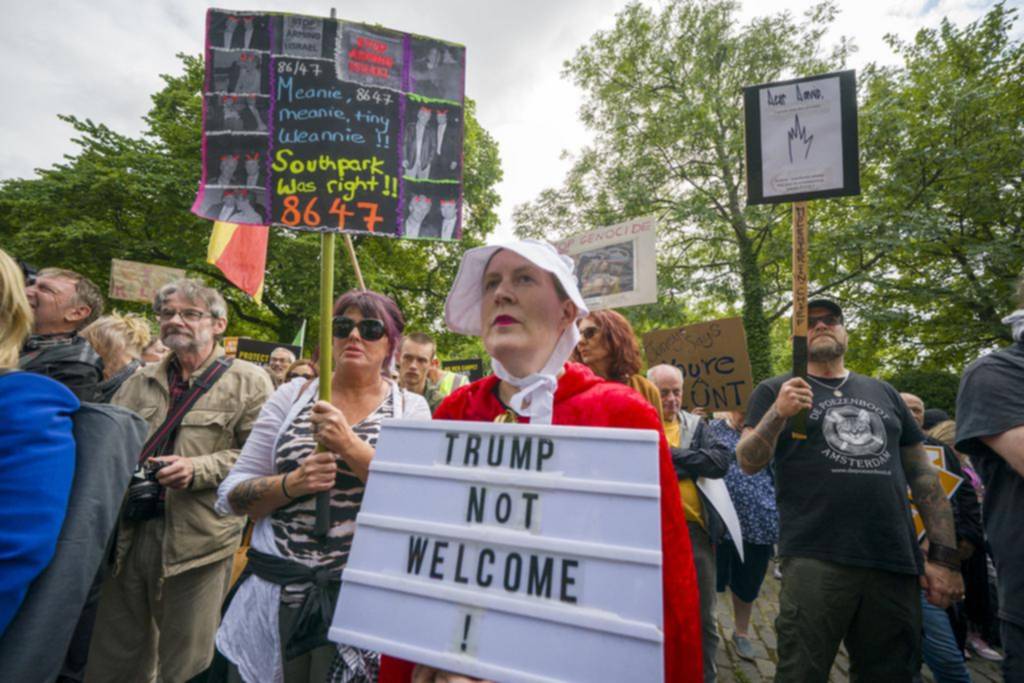 Mala onda con Trump: protestas en Escocia por su visita