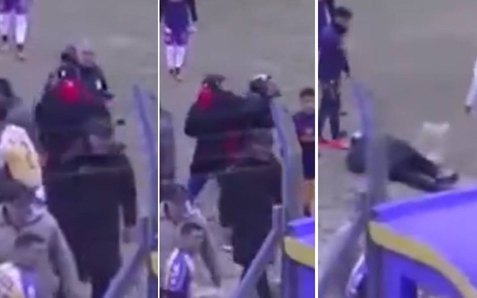 Piñón y nocaut para Luis Ventura en un partido de fútbol: fue internado y no llega a los Martín Fierro
