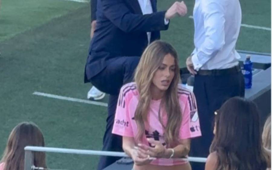 Qué se dijeron Tini Stoesell y Antonela Rocuzzo en la presentación de De Paul en Inter Miami 