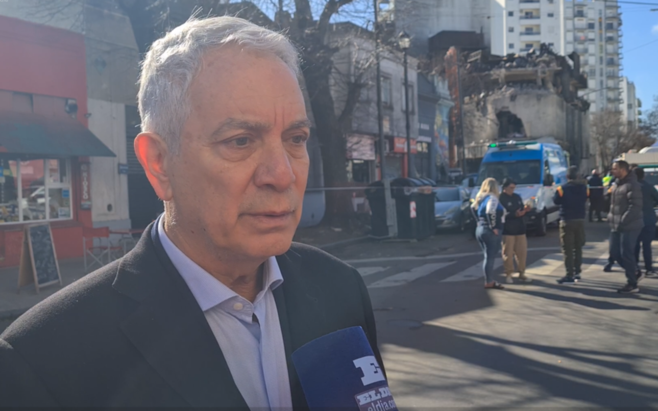 Alak, en el lugar de la demolición: "Queremos que las 190 familias afectadas vuelvan lo más rápido posible a sus hogares"