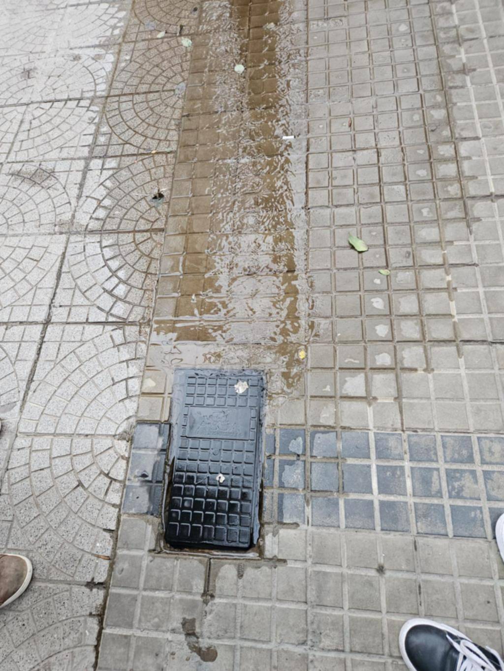 Piden la urgente reparación de una pérdida de agua en 45 entre 12 y 13