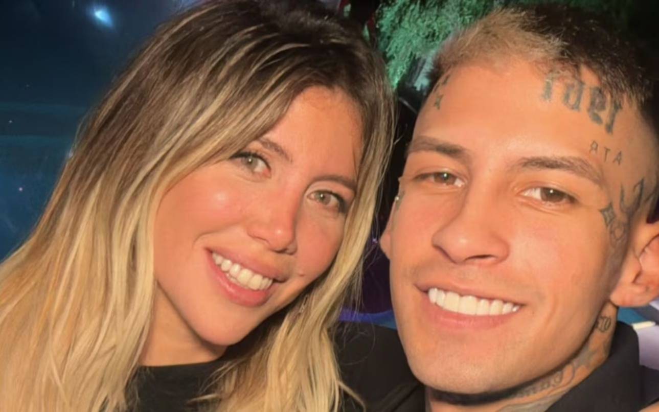 Llenos de amor, Wanda Nara y L-Gante se reconciliaron en Venecia