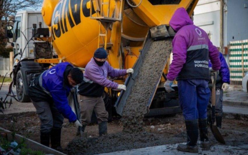 Quilmes: Corte total en Camino General Belgrano por obras de bacheo