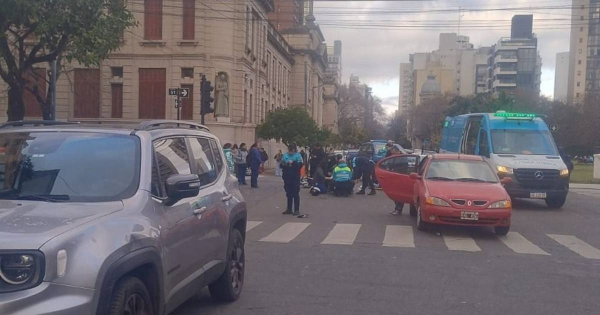 Triple choque y heridos en pleno centro de La Plata | El Dia