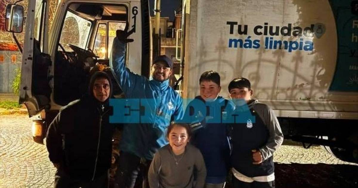 Recolectores frenaron el camión en La Plata y se quedaron a sufrir el partido junto a una familia | El Dia