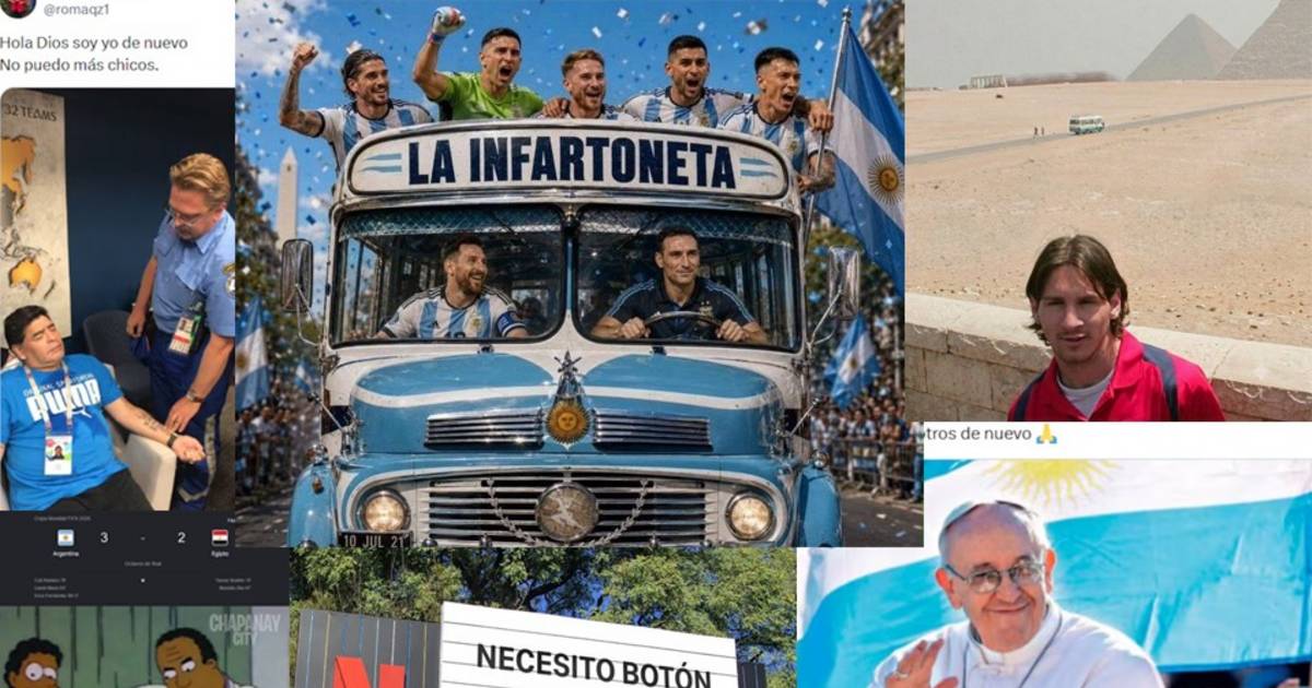 Las redes explotaron de memes tras la sufrida clasificación de Argentina vs Egipto | El Dia