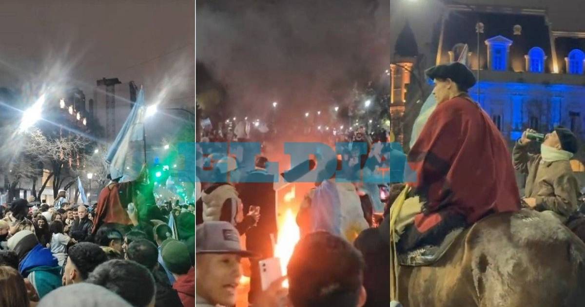 Descontrol durante los festejos en La Plata: explosiones, una moto quemada y maltrato animal en 7 y 50 | El Dia