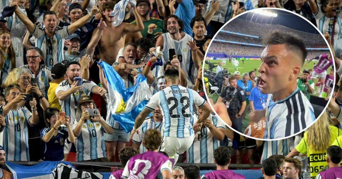 Se conocieron las imágenes del festejo de gol de Lautaro Martínez ante Suiza | El Dia