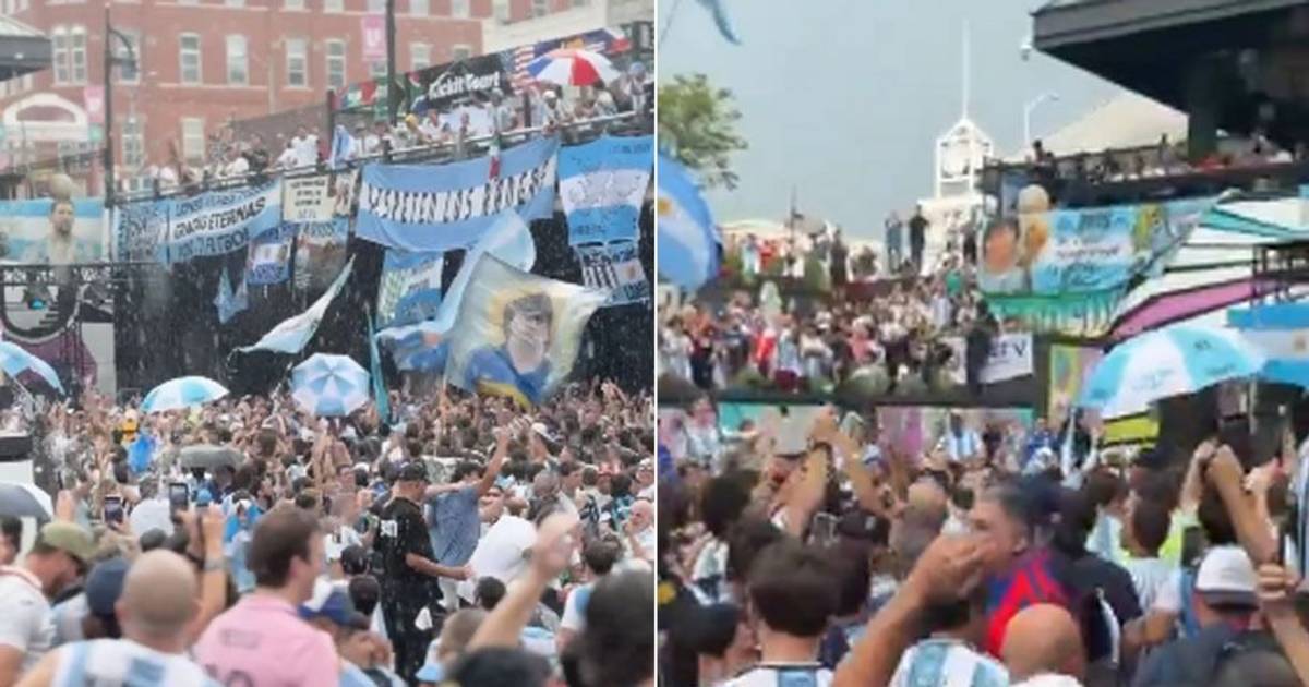 EL DÍA en EE.UU. | Bajo la lluvia, miles de argentinos coparon el banderazo | El Dia
