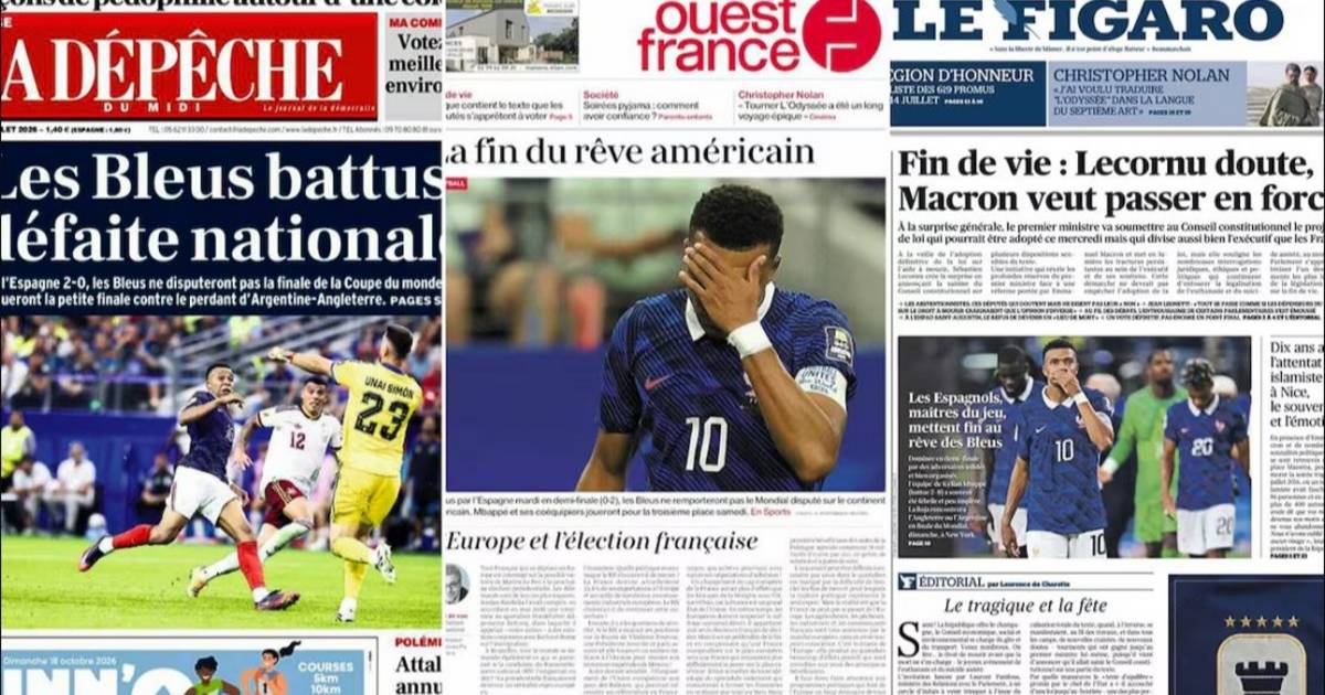 La prensa de Francia, lapidaria con su selección: "Atormentados" y "diminutos" | El Dia