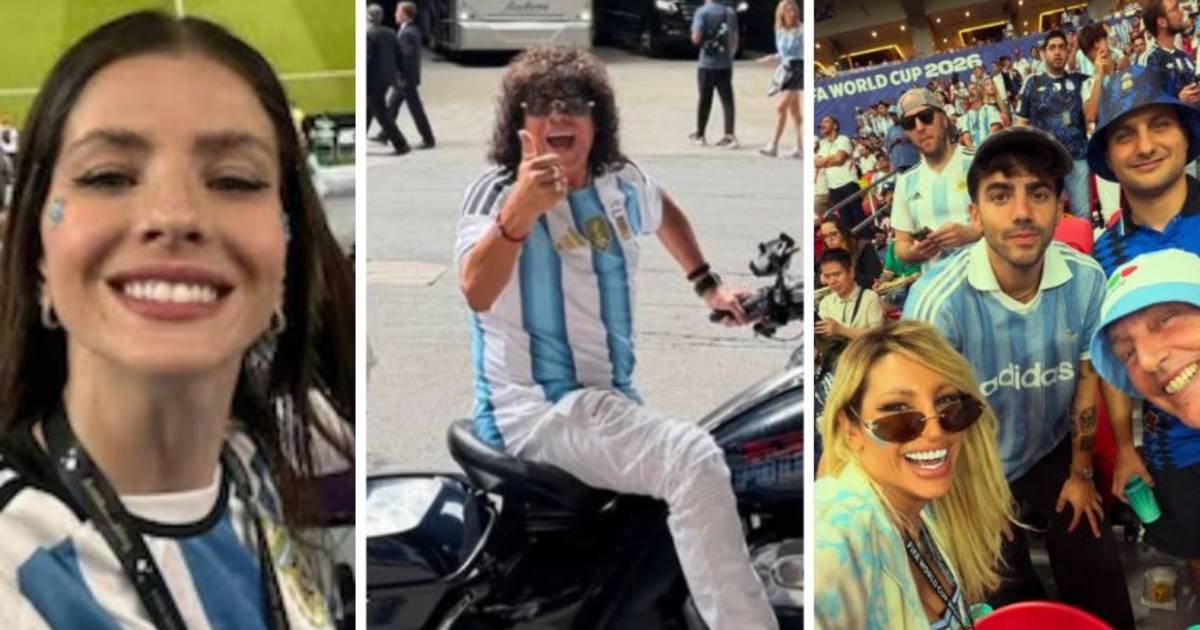Fotos y mensajes llenos de emoción: el festejo de los famosos tras el triunfo de Argentina sobre Inglaterra | El Dia