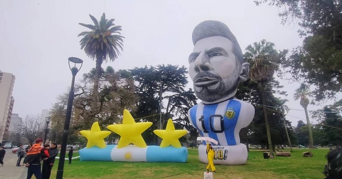 El Messi gigante en La Plata y las tres estrellas, en la previa de la final | El Dia