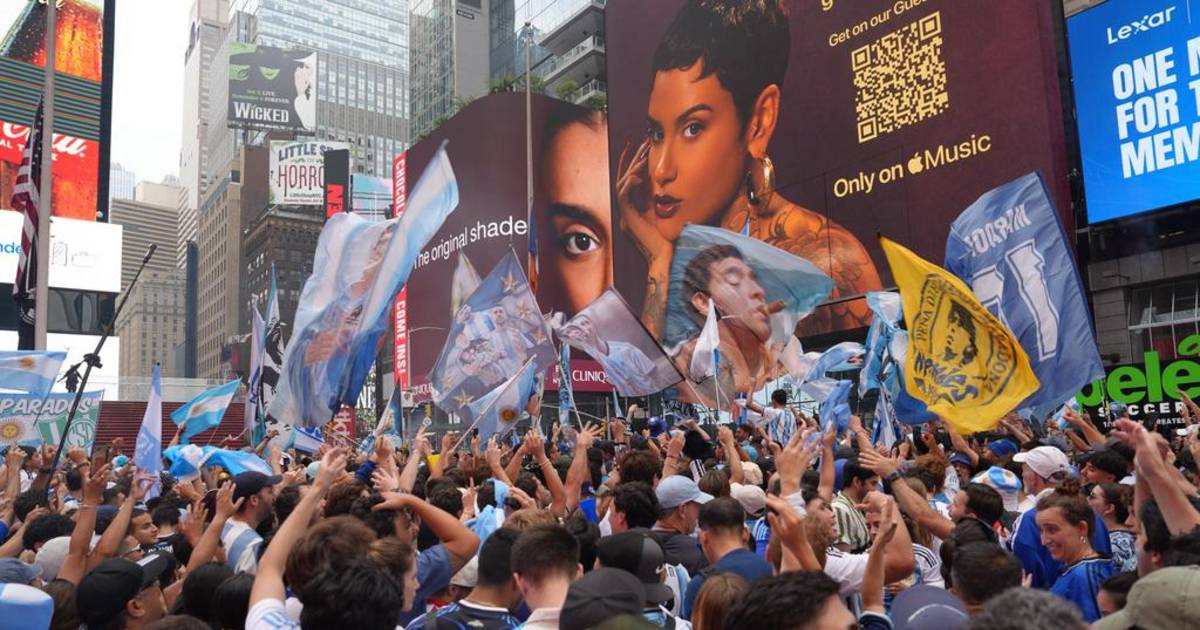 Miles de hinchas coparon el corazón de Manhattan | El Dia