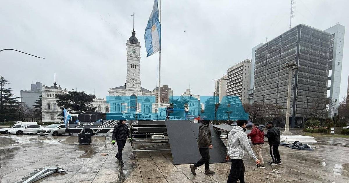 FOTOS | La final Argentina vs España se podrá ver por pantalla gigante en Plaza Moreno | El Dia