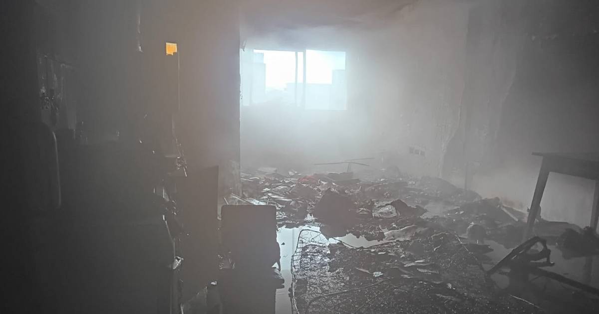 Tensión en La Plata: se le incendió el departamento por una estufa y se salvó de milagro | El Dia