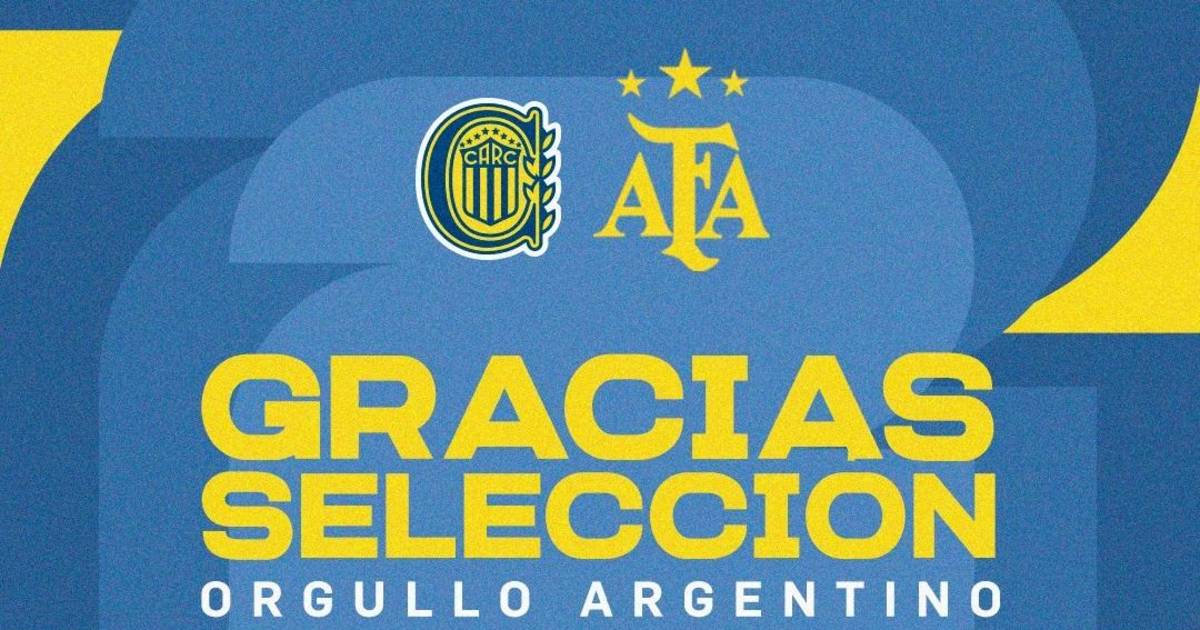Polémica tras posteo de Rosario Central para felicitar a la Selección, sin Messi en la foto | El Dia