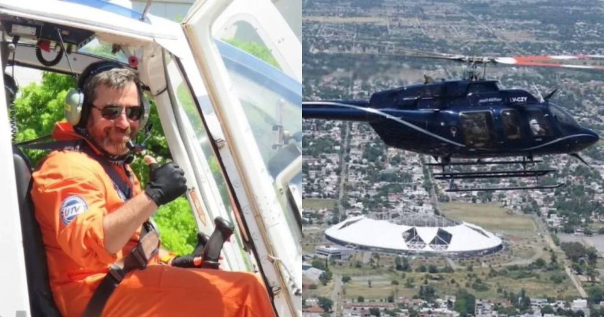Tragedia aérea en San Juan: el perfil del experimentado piloto que murió en el accidente del helicóptero