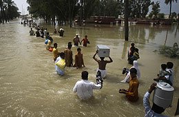 Trágica inundación en Pakistán