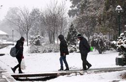 El frío se siente y ya nevó en Córdoba y Sante Fe