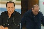 Sorpresa por la calvicie de Berlusconi