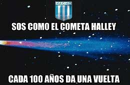 Racing, víctima de los afiches