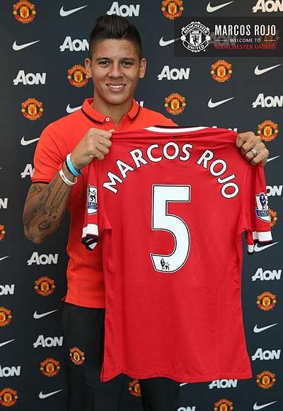 Presentación oficial de Marcos 
Rojo en Manchester United