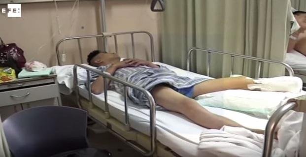 Otro accidente en China con una escalera mecánica: un hombre perdió un pie