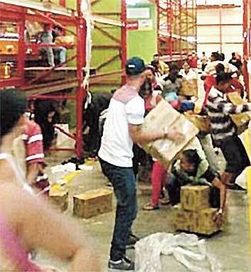 Intentaron saquear un supermercado de Venezuela