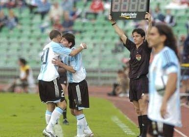 A diez años del insólito debut de Lionel Messi en la selección Argentina