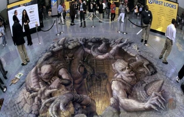 20 Impresionantes Murales 3d Realistas Tonterias Com