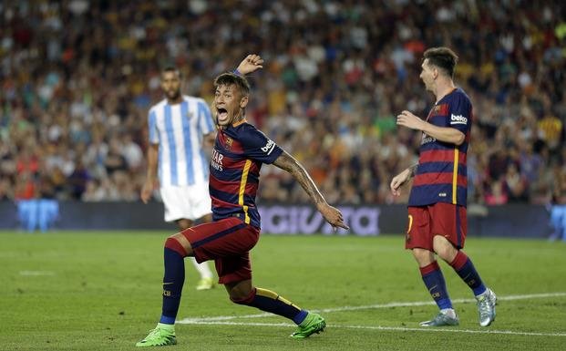 Con Messi de titular, Barcelona le gana al Málaga